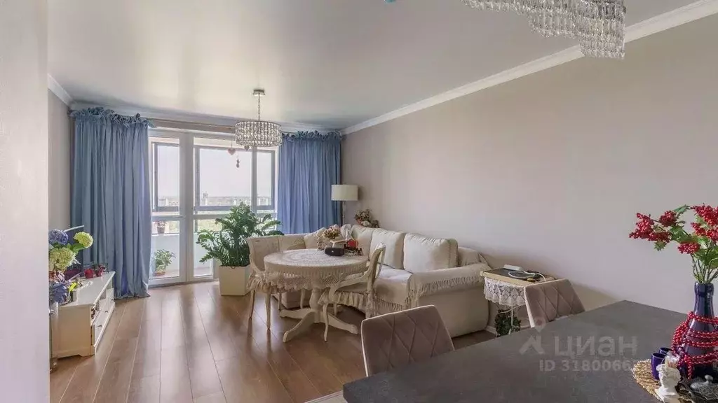 3-к кв. Тюменская область, Тюмень Полевая ул., 117к1 (85.4 м) - Фото 0