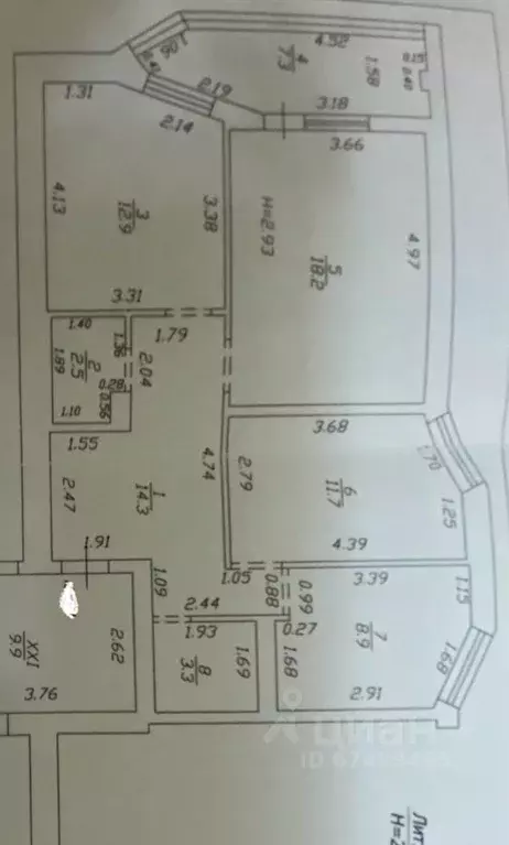 3-к кв. Краснодарский край, Анапа Промышленная ул., 7А (78.0 м) - Фото 2