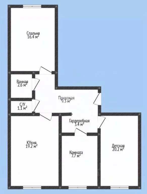 3-к кв. Дагестан, Махачкала ул. Кавалеров Орденов Славы, 63 (79.9 м) - Фото 1