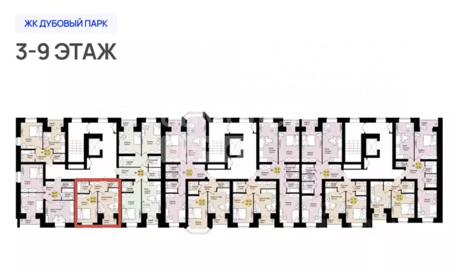 1-к кв. Марий Эл, Йошкар-Ола ГК Дубки тер., 193 (39.69 м) - Фото 2