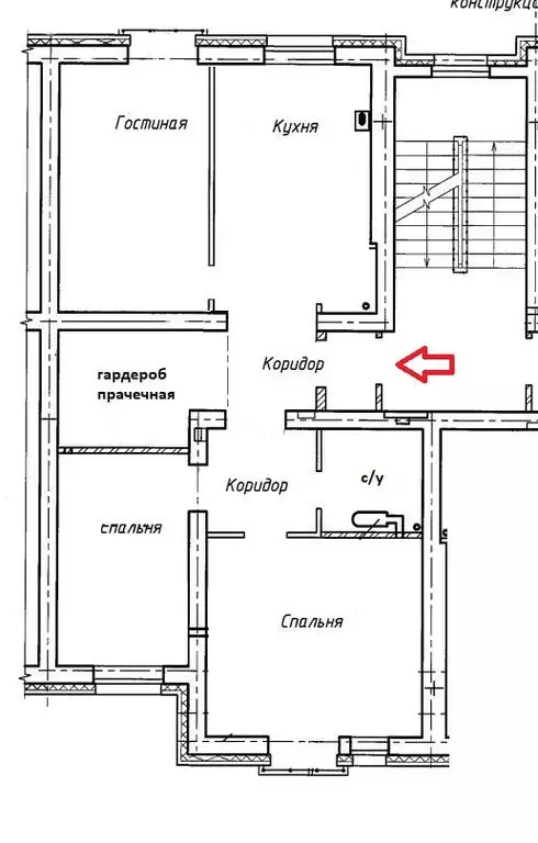 3-комнатная квартира: посёлок Пригородный, Лесная улица, 2Е (88.8 м) - Фото 1