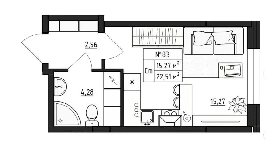 Студия Ленинградская область, Гатчинский муниципальный округ, д. Малое ... - Фото 1