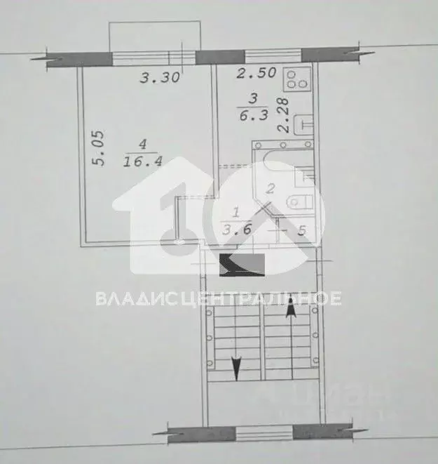1-к кв. Новосибирская область, Новосибирск ул. Танкистов, 17 (29.8 м) - Фото 1