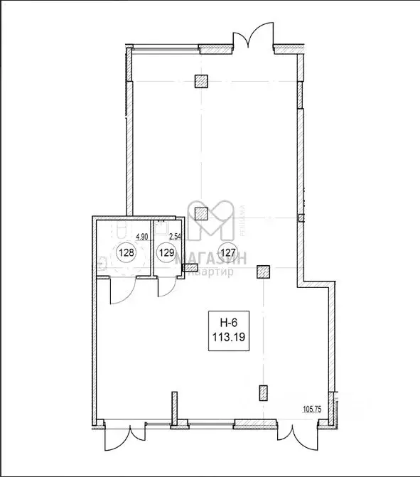 Торговая площадь в Ленинградская область, Мурино Всеволожский район, ... - Фото 1