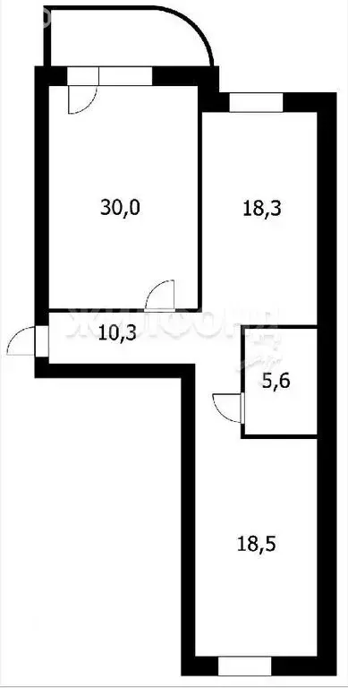 3-комнатная квартира: Новосибирск, улица Дуси Ковальчук, 238 (82.6 м) - Фото 0