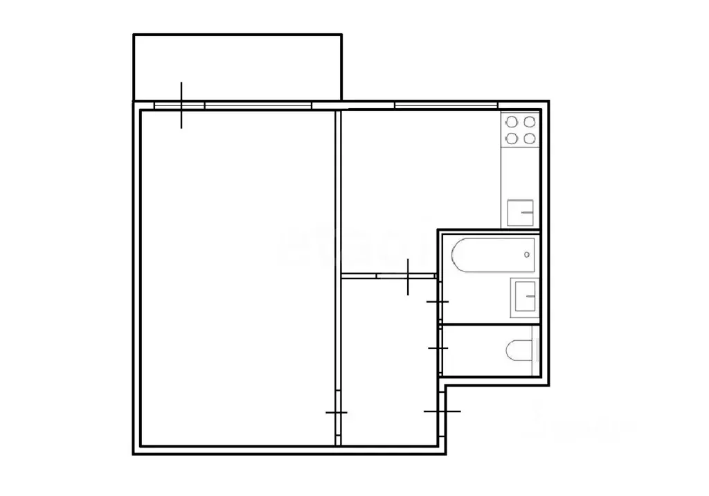 1-к кв. Московская область, Королев Юбилейный мкр, ул. А.И. Соколова, ... - Фото 1