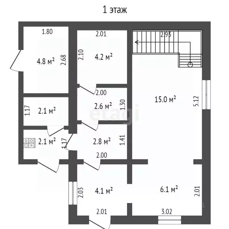 Дом в Ямало-Ненецкий АО, Новый Уренгой проезд Ялтинский, 39 (80 м) - Фото 1