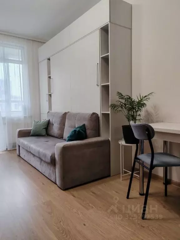 Студия Санкт-Петербург аллея Арцеуловская, 23к1 (24.6 м) - Фото 1