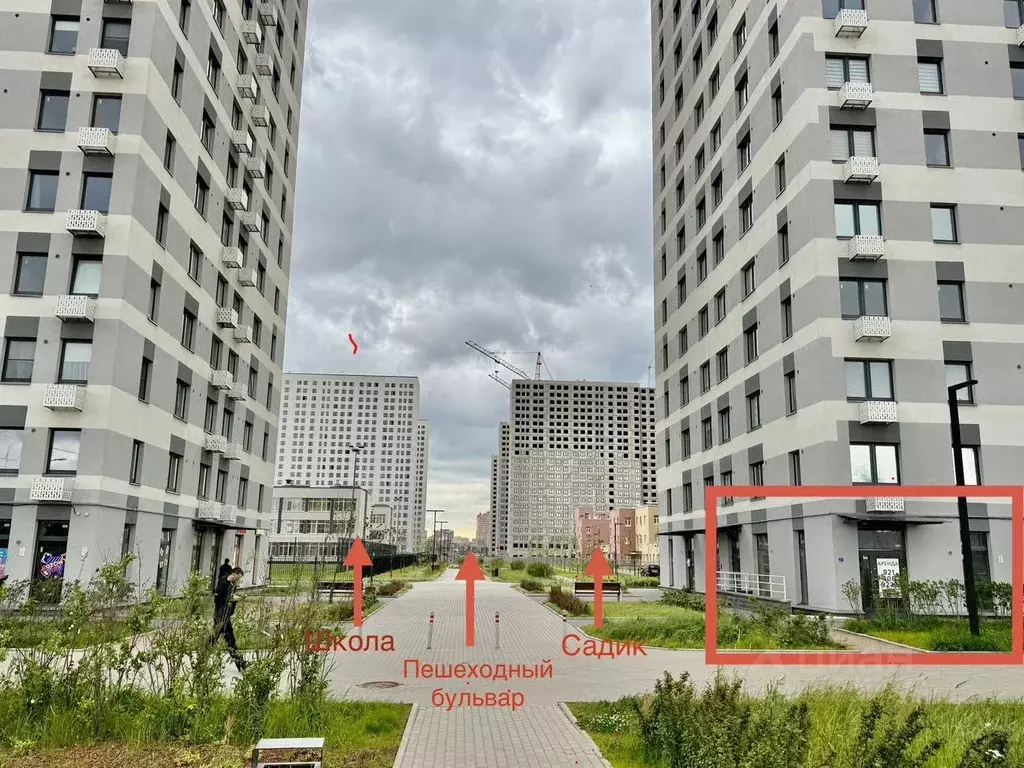 Помещение свободного назначения в Санкт-Петербург ул. Маршала ... - Фото 2