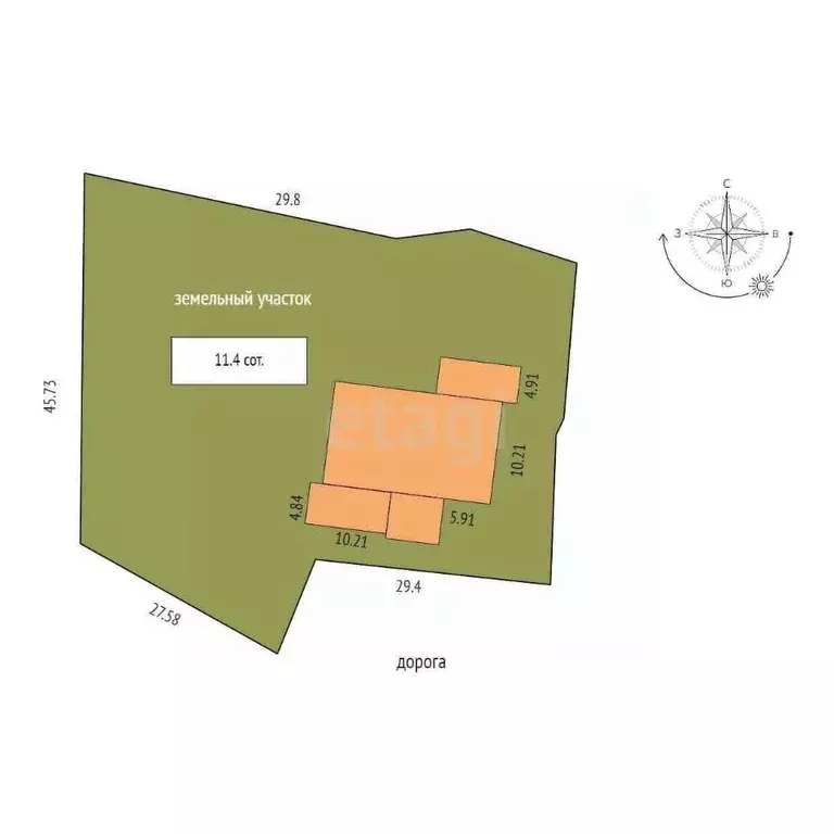 Дом в Калужская область, Калуга ул. Семеново Городище, 6 (1703 м) - Фото 2