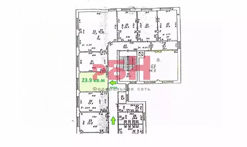 Офис в Свердловская область, Екатеринбург ул. Белинского, 34 (24 м) - Фото 1