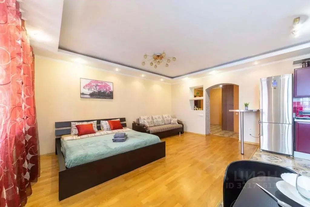 1-к кв. Татарстан, Казань ул. Гарифа Ахунова, 10 (45.0 м) - Фото 1