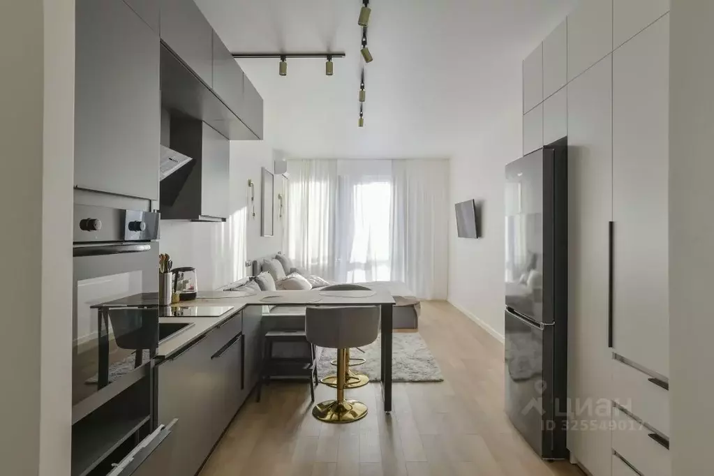 Студия Москва Новоостаповская ул., 20 (27.0 м) - Фото 1