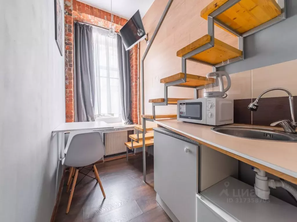 Студия Санкт-Петербург Коломенская ул., 10 (25.0 м) - Фото 1