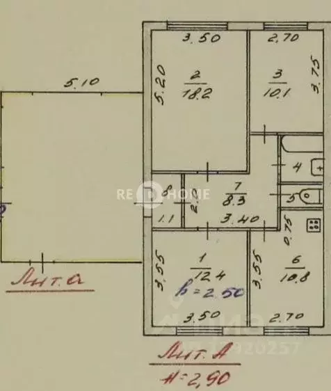 Дом в Пермский край, Пермский муниципальный округ, пос. Юг ул. Лесная, ... - Фото 2