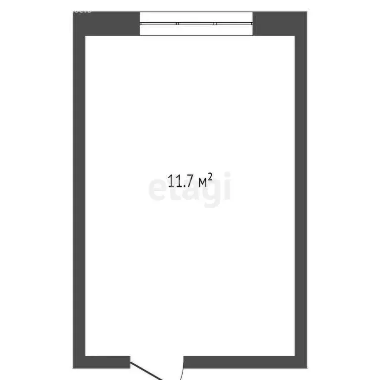 1к в -комнатной квартире (11.7 м) - Фото 1