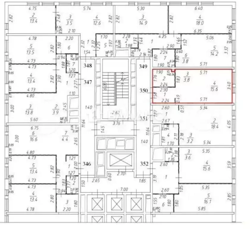 Студия Москва Новоостаповская ул., 16к1 (26.9 м) - Фото 2