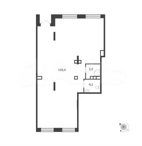 Коммерческое Помещение 71.1 м - на трафике - Фото 0