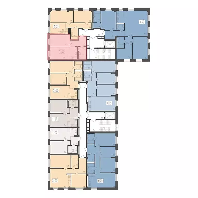 1-комнатная квартира: Уфа, 563-й квартал (46.7 м) - Фото 2