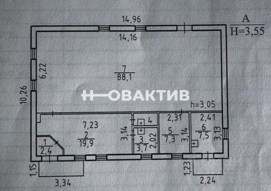 Помещение свободного назначения в Новосибирская область, Новосибирск ... - Фото 1