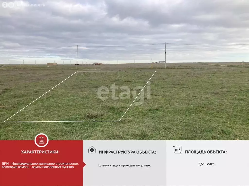 Участок в Сакский район, Суворовское сельское поселение, село Великое, ... - Фото 2