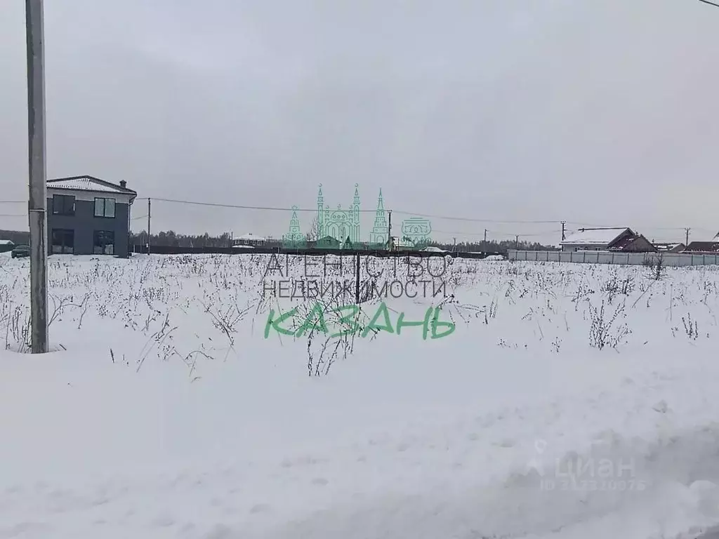 Участок в Татарстан, Зеленодольский район, Большекургузинское с/пос, ... - Фото 0