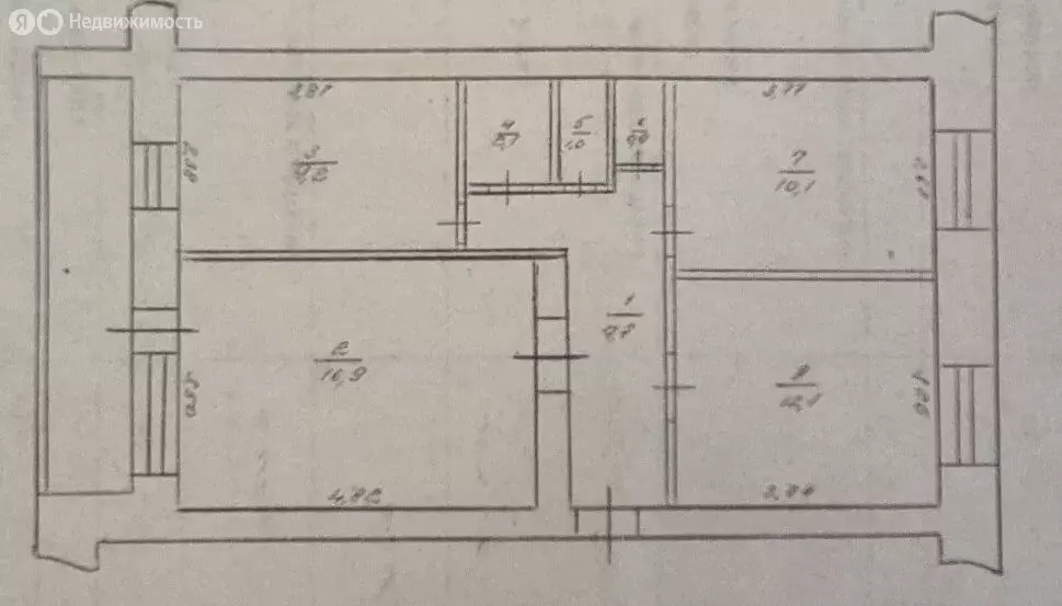 3-комнатная квартира: Свободный, улица Лермонтова, 82 (60 м) - Фото 2