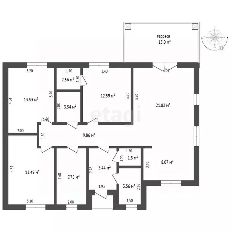 Дом в Тюменская область, Тюменский муниципальный округ, с. Перевалово ... - Фото 1