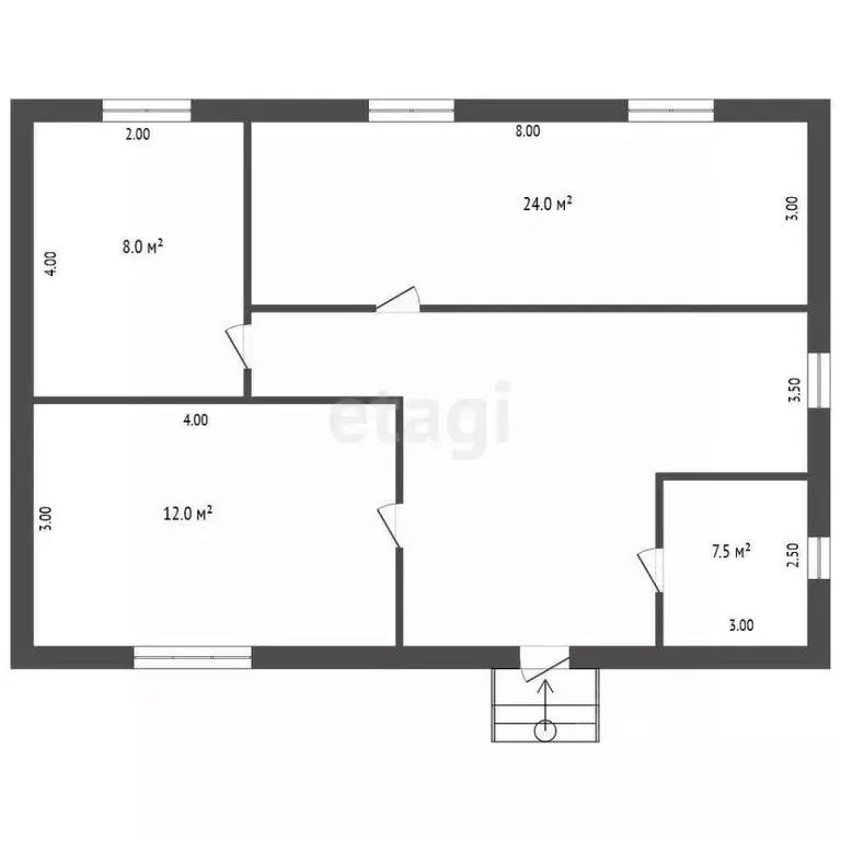 Дом в Крым, Феодосия муниципальный округ, с. Насыпное ш. ... - Фото 2