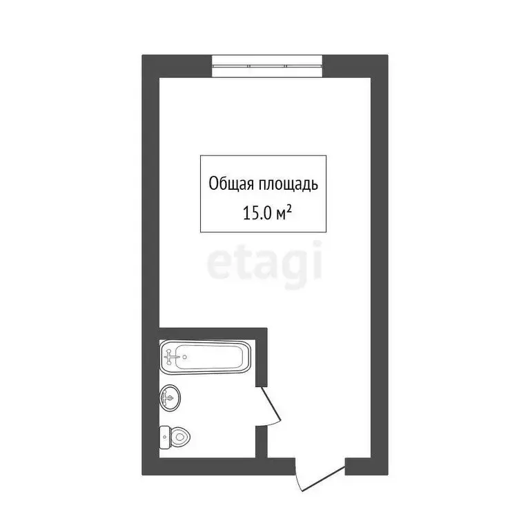 Квартира-студия: Томск, проспект Ленина, 243/1 (15 м) - Фото 0