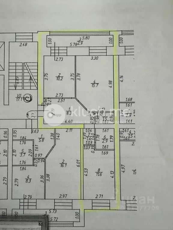 2-к кв. Татарстан, Казань Пилотская ул., 35 (51.6 м) - Фото 2