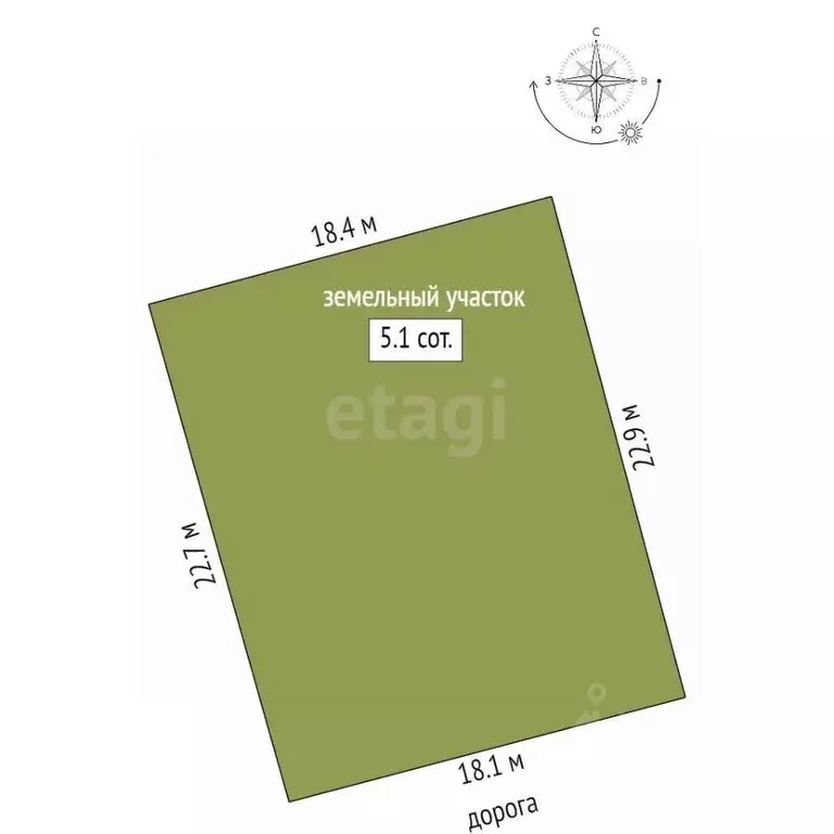 Участок в Пермский край, Пермский муниципальный округ, Ключики № 10 ... - Фото 2