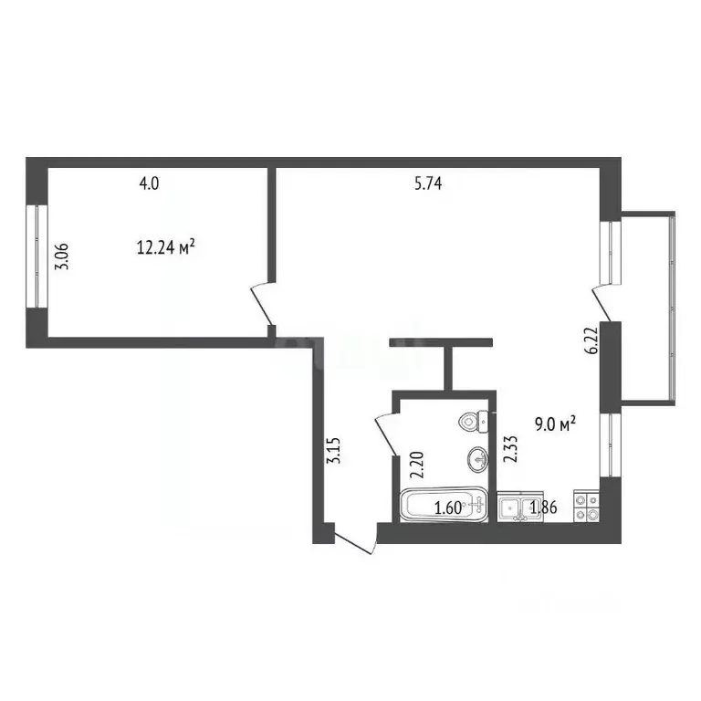 2-к кв. Мордовия, Саранск ул. Семашко, 16 (50.0 м) - Фото 2