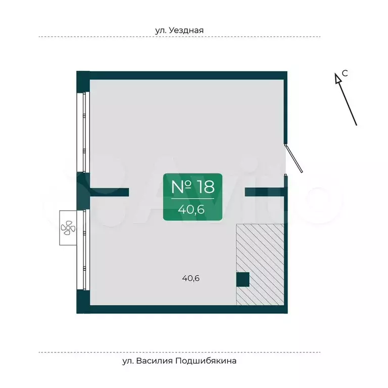 Продам помещение свободного назначения, 40.6 м - Фото 0