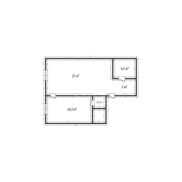 2-комнатная квартира: Махачкала, Федеральное шоссе, 51 (57 м) - Фото 1