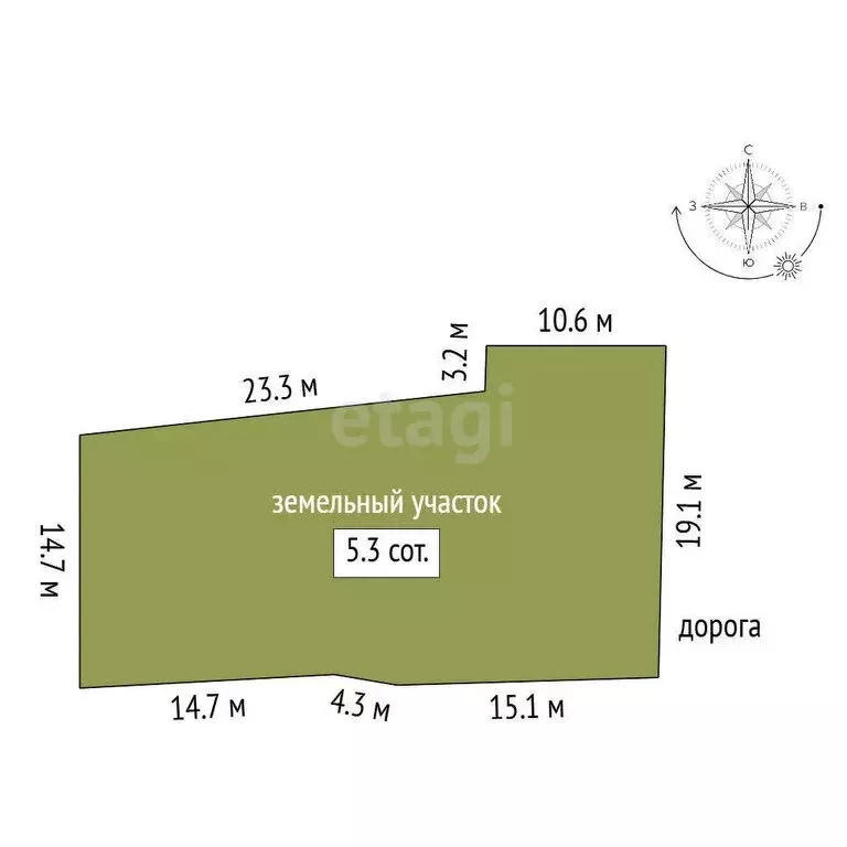 Участок в Омск, территория СОСН Омь-2 (6 м) - Фото 0