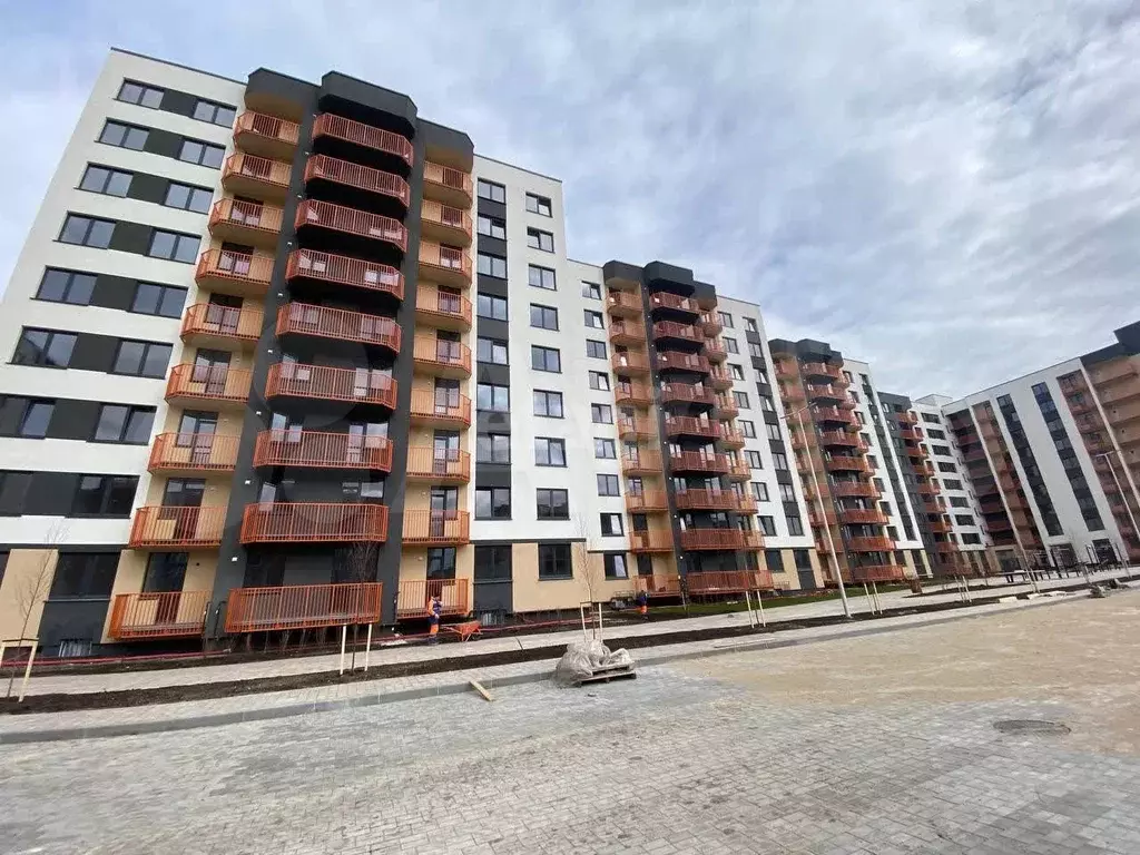 1-к. квартира, 33,6 м, 4/9 эт. - Фото 1