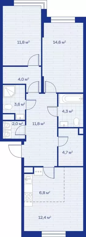 3-к кв. Московская область, Красногорск городской округ, д. Аристово  ... - Фото 1