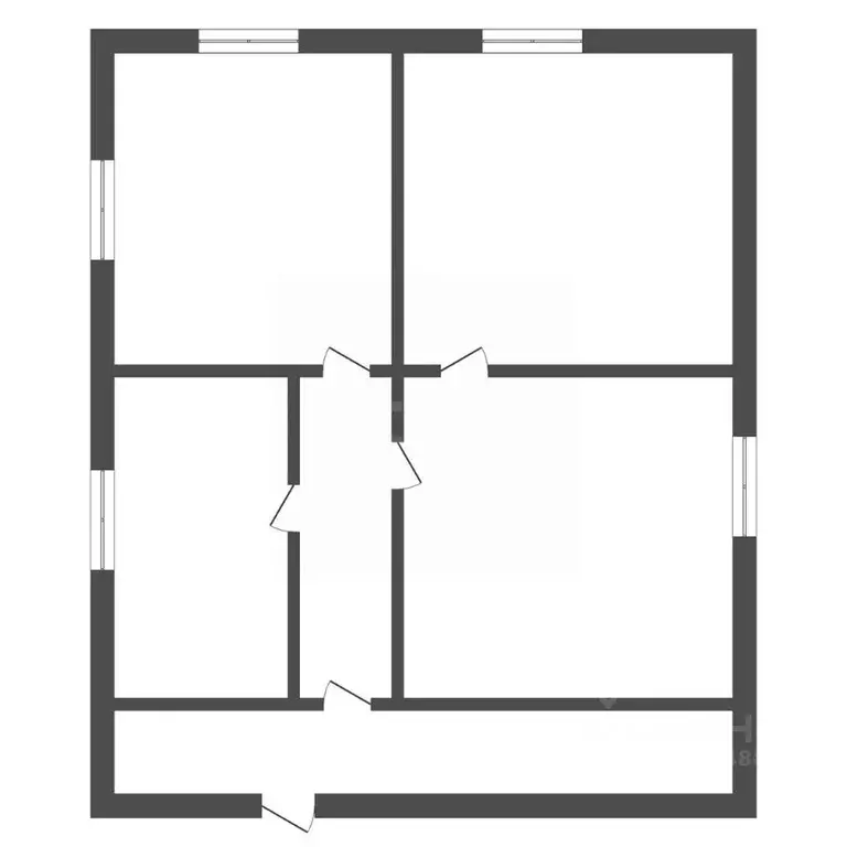 3-к кв. Амурская область, с. Тамбовка ул. Трудовая, 11 (54.0 м) - Фото 2