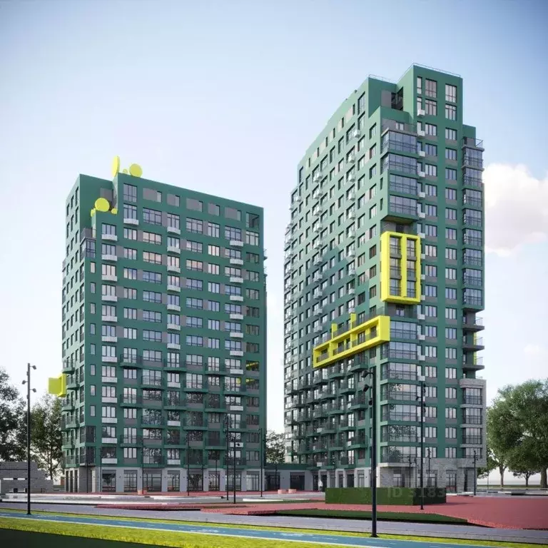 1-к кв. Тюменская область, Тюмень ДОК мкр, ул. Рылеева, 31 (38.02 м) - Фото 1