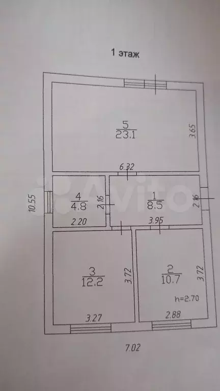 Дом 59,3 м на участке 3 сот. - Фото 0