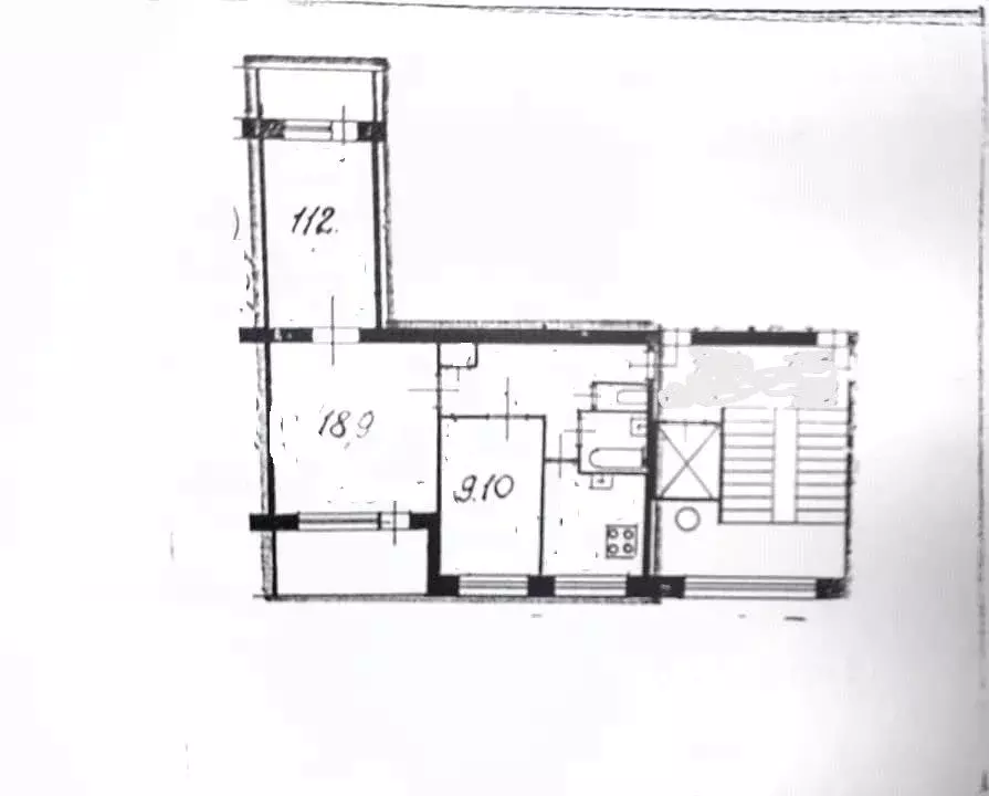 3-к кв. Санкт-Петербург Купчинская ул., 20К4 (57.3 м) - Фото 2