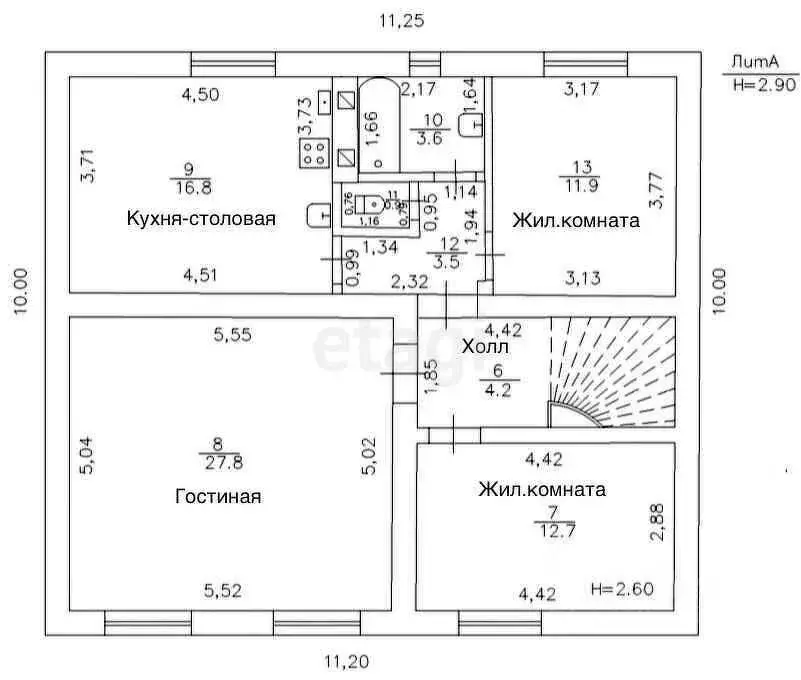 3-к кв. Краснодарский край, Темрюкский район, Краснострельское с/пос, ... - Фото 2