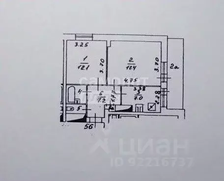 2-к кв. Москва Волгоградский просп., 132К2 (47.0 м) - Фото 2