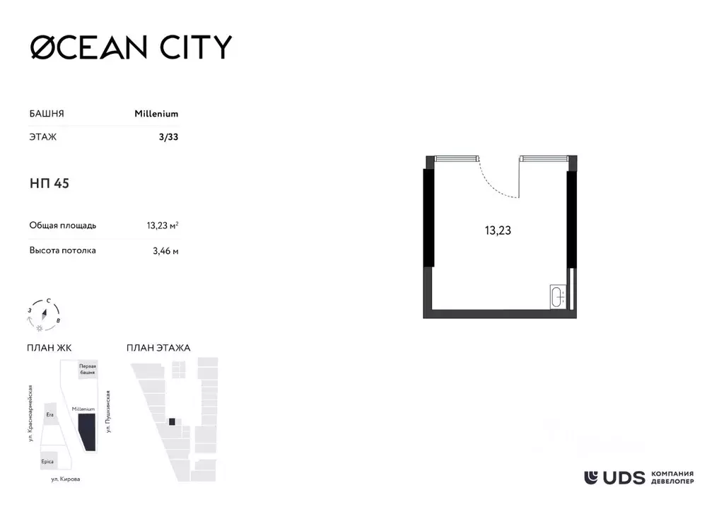Помещение свободного назначения в Удмуртия, Ижевск Пушкинская ул. (13 ... - Фото 1