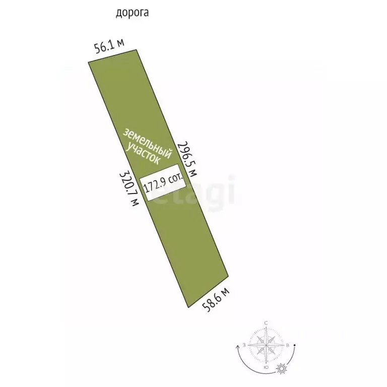 Участок в Крым, Бахчисарайский район, Верхореченское с/пос, с. ... - Фото 2