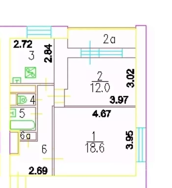 2-к кв. Москва ул. Римского-Корсакова, 14 (51.0 м) - Фото 2