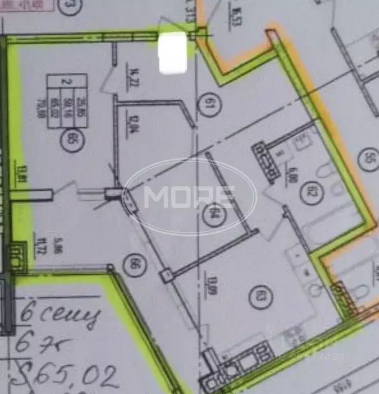2-к кв. Калининградская область, Калининград ул. Генерал-фельдмаршала ... - Фото 2