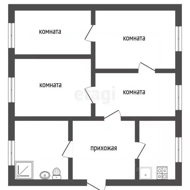 Дом в Крым, Раздольное пгт ул. Садовая, 51 (63 м) - Фото 2