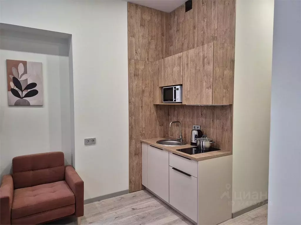 Студия Санкт-Петербург ул. Константина Заслонова, 8Б (18.0 м) - Фото 2